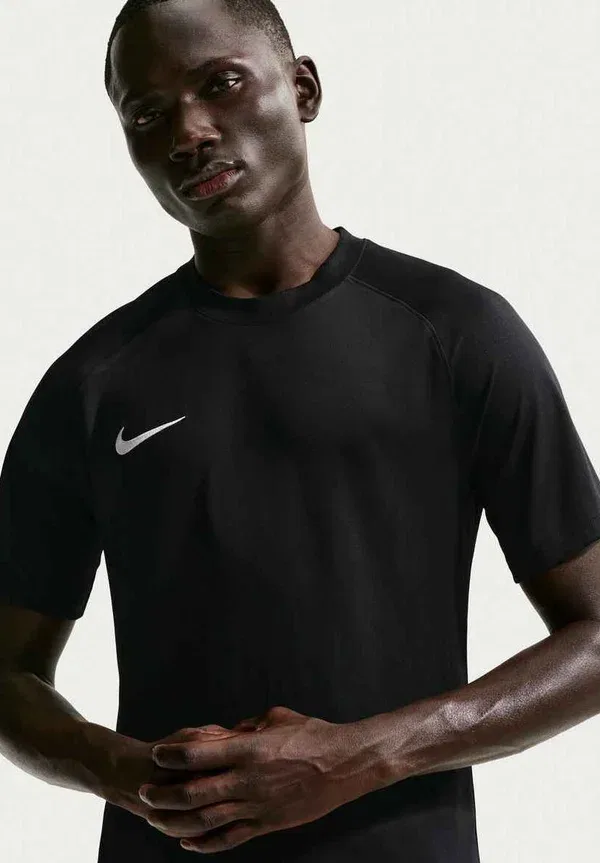 Футболка хлопковая Dri-fIT Park VII Nike Performance черный — фото 2