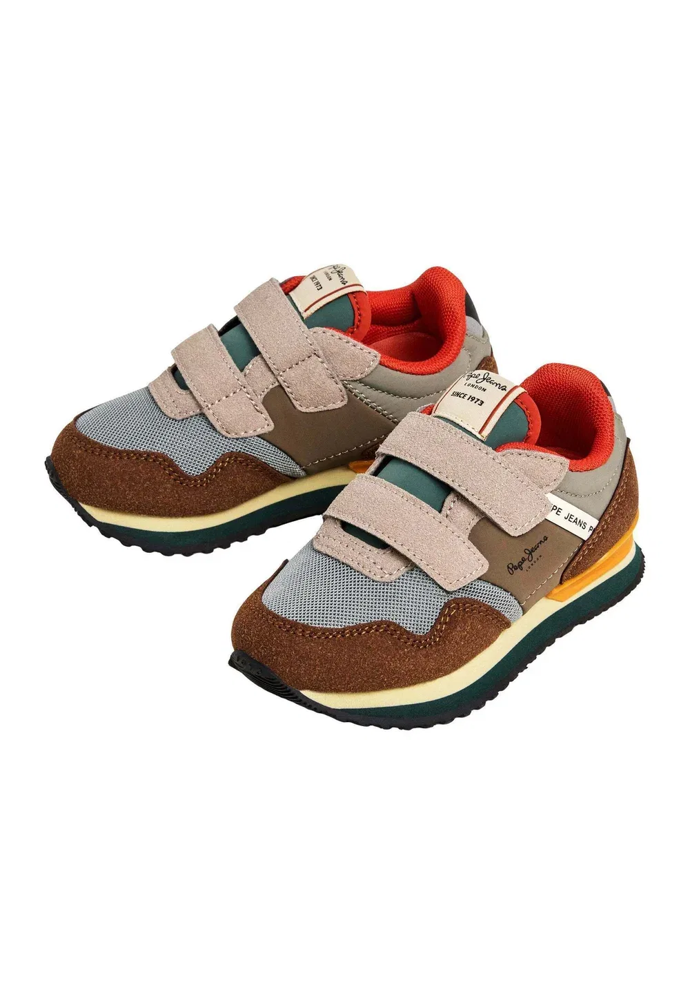 Кроссовки London Essence BK - детская обувь Pepe Jeans, Tan Brown — фото 2
