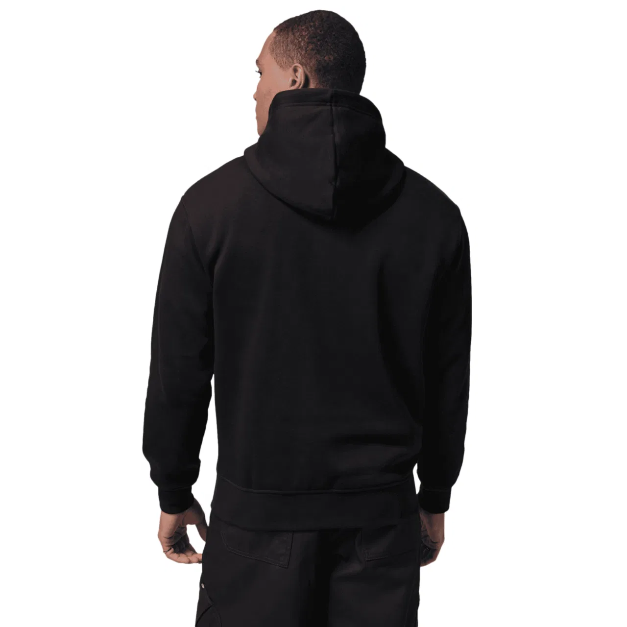 Мужское худи Los Angeles City Fleece Pullover Jordan, черный/белый — фото 2