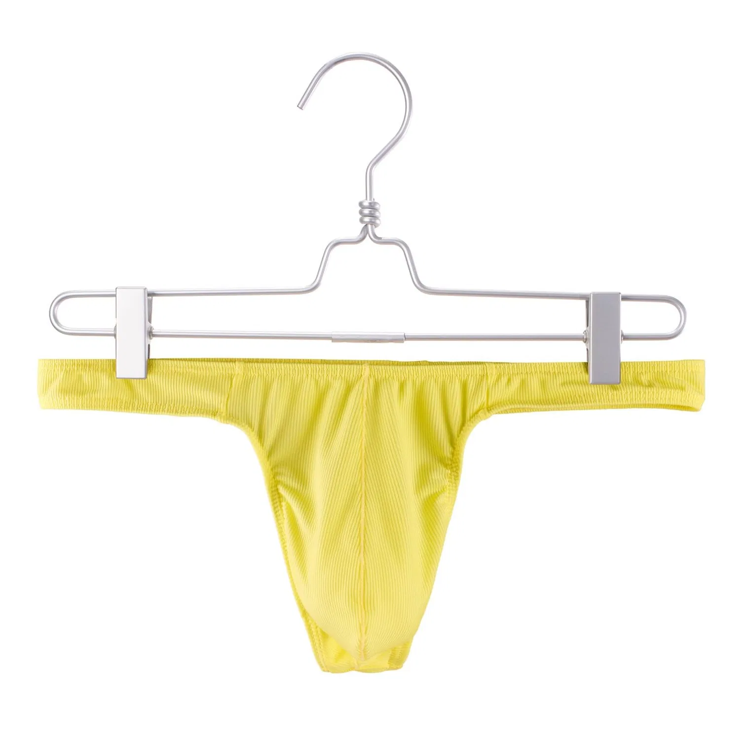 Мужские трусы-танга с кружевом, модель Sexy Sports Thong, Yellow — фото 2