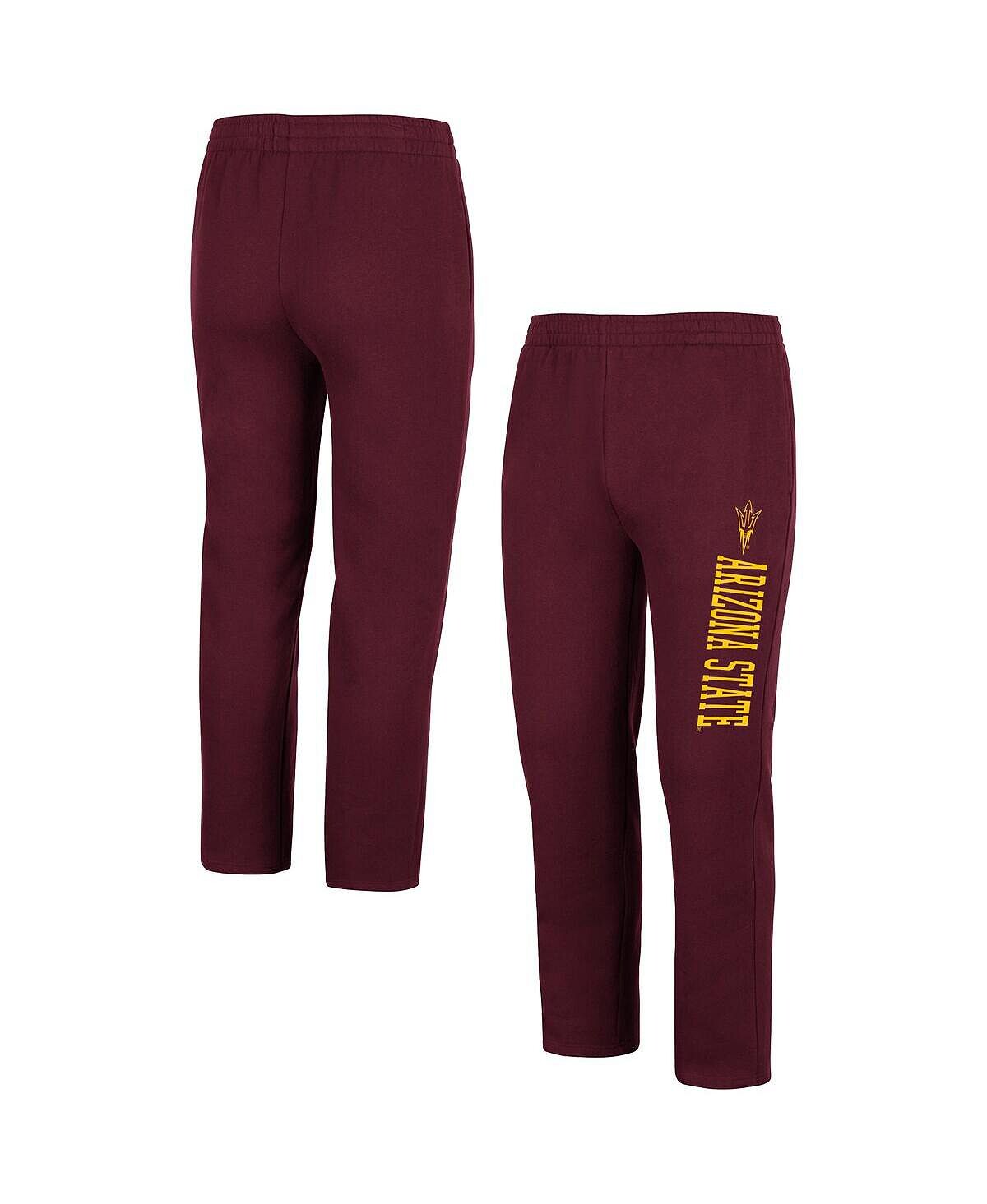 

Мужские флисовые брюки maroon arizona state sun devils Colosseum
