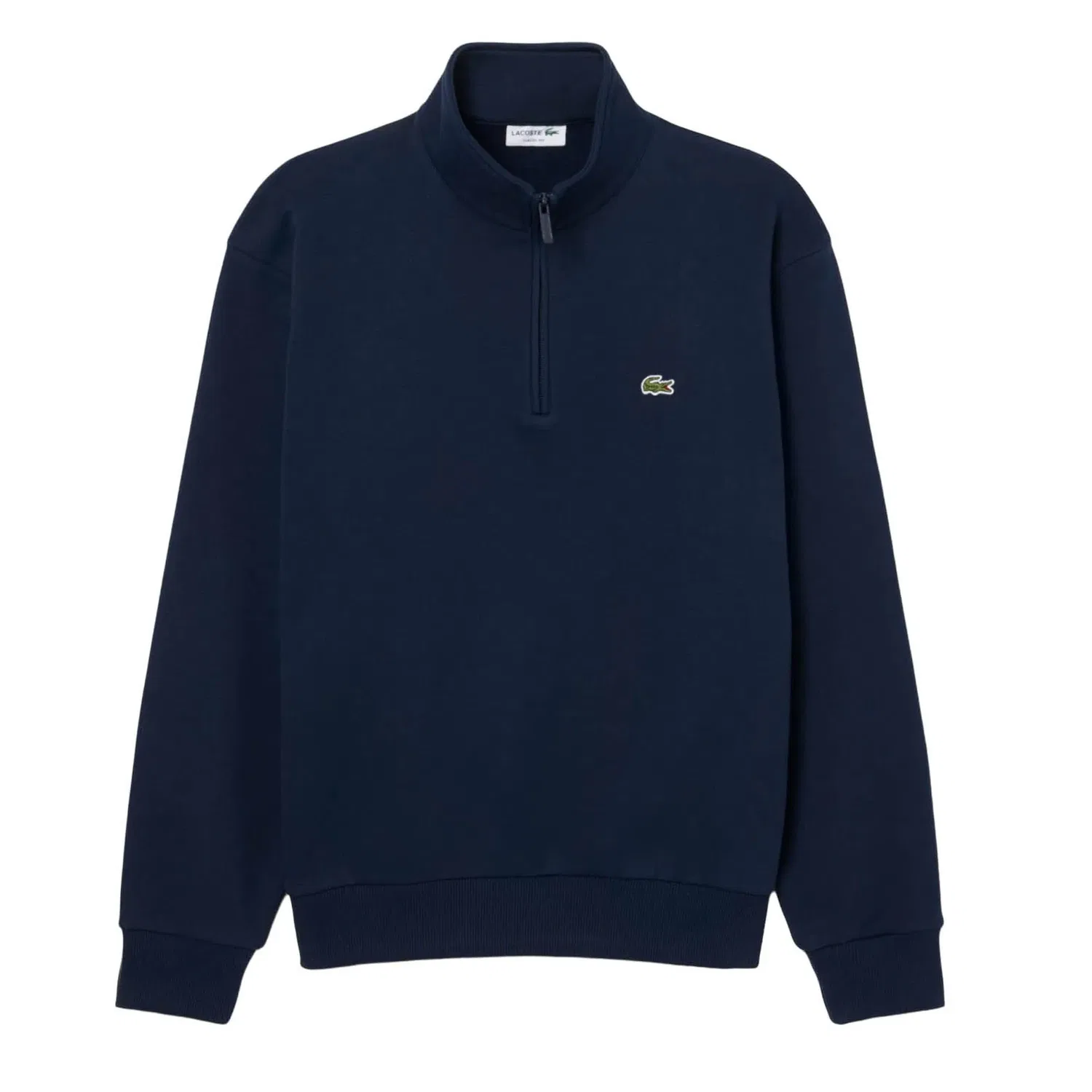 Мужской свитшот с воротником-стойкой Lacoste, Dark Blue