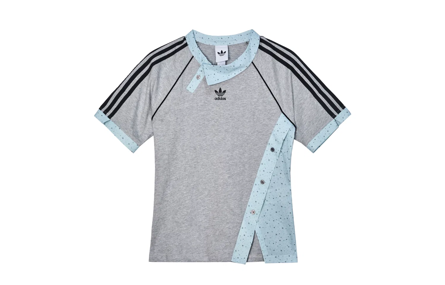 Женская футболка с круглым вырезом приталенная Gray Adidas Originals, Gray
