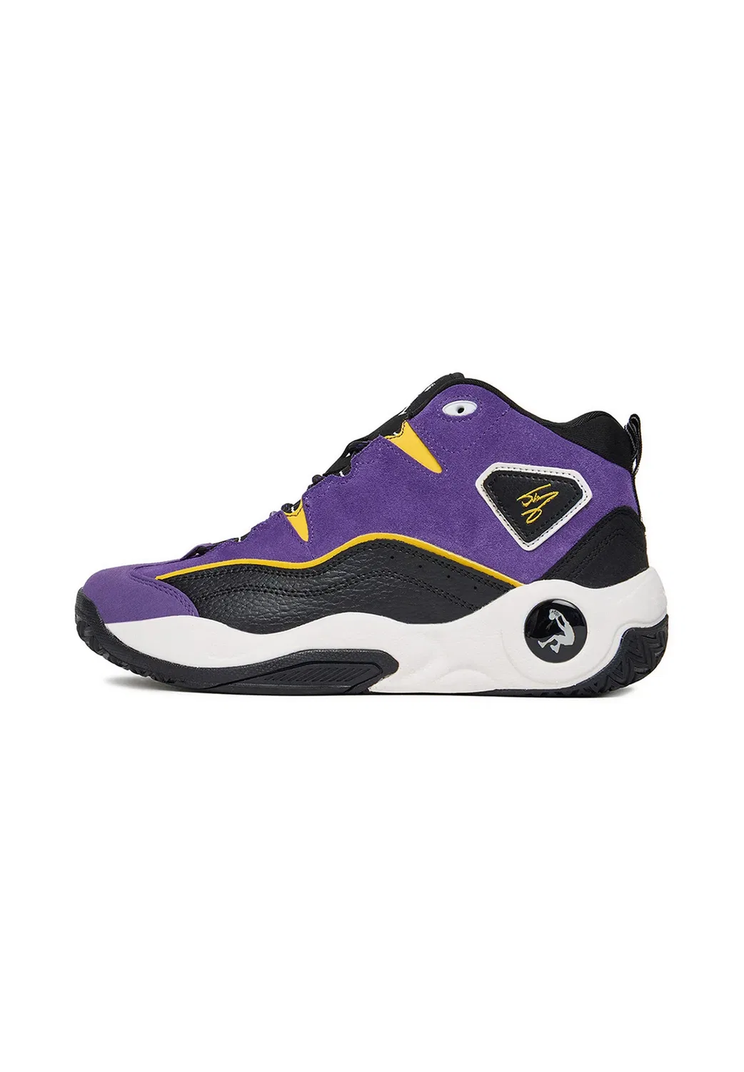 Кроссовки для мальчиков aq95027b-uz - высокие кроссовки Shaq, Purple