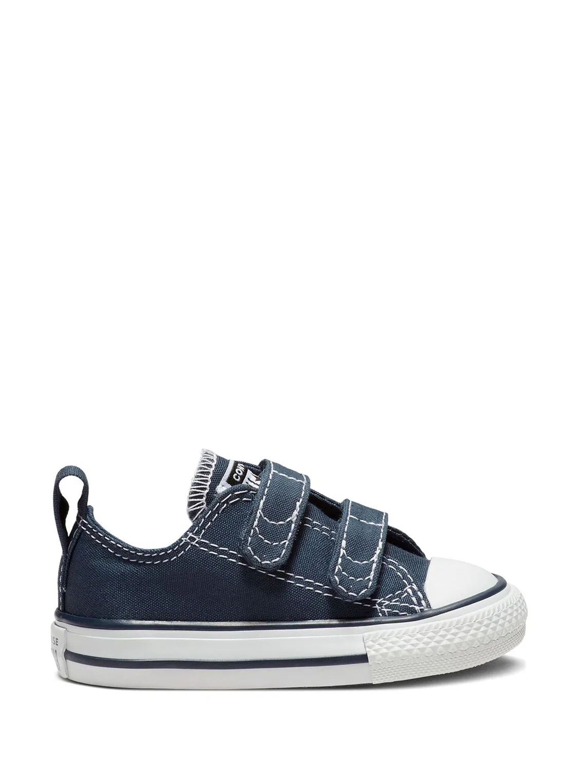 Кроссовки с горошком Converse Chuck Ox 2V Infant, синие