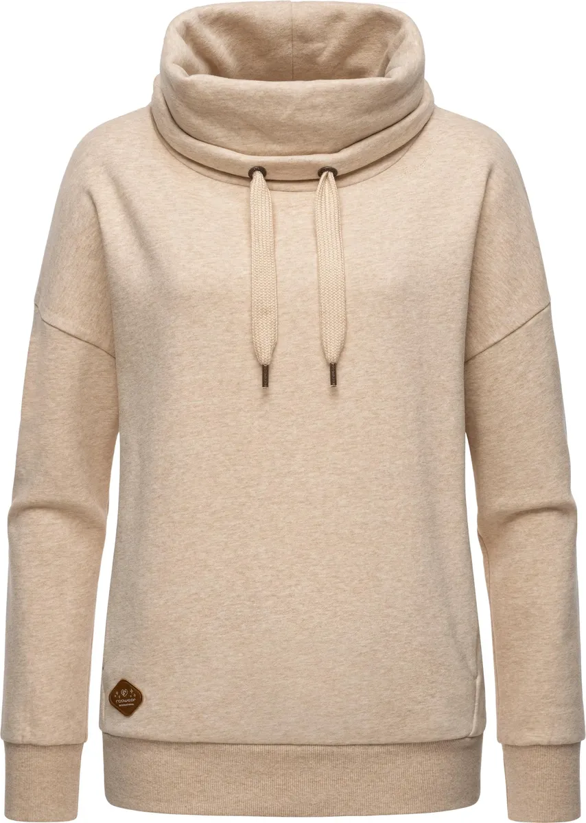

Толстовка Ragwear "Julissa", модный свитер с длинными рукавами и воротником-стойкой, цвет Sand