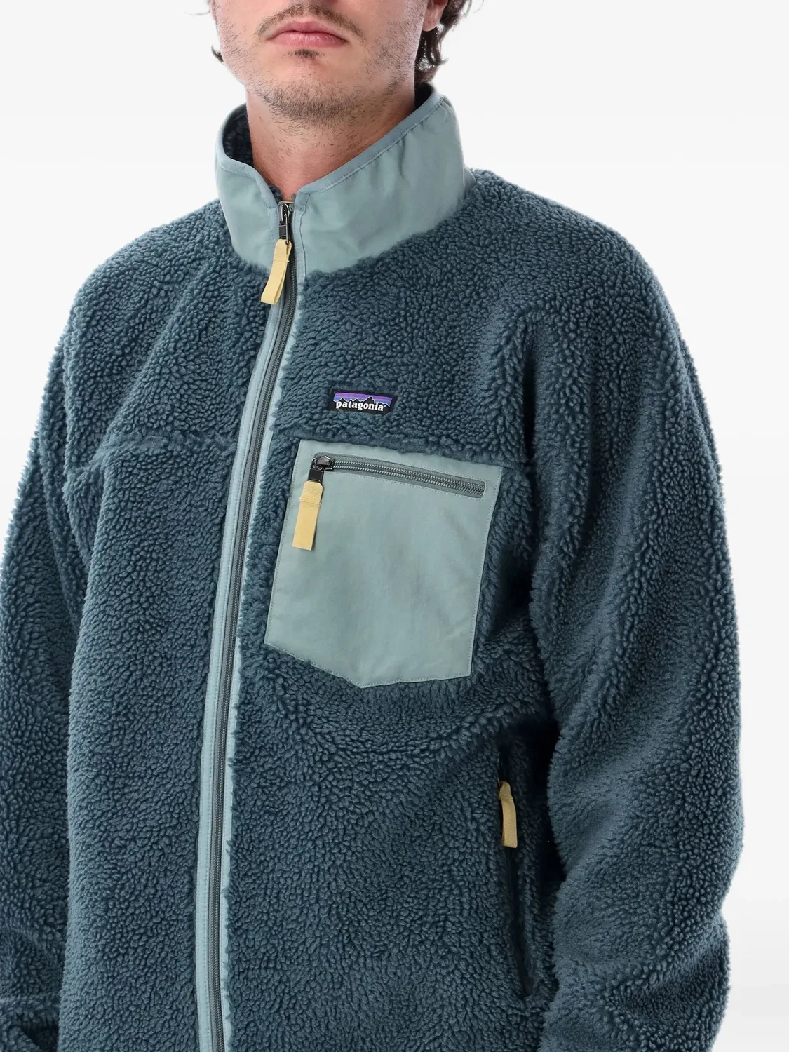 Флисовая куртка Classic Retro-X на молнии Patagonia, синий — фото 3