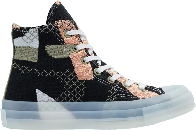 

Кроссовки Converse Chuck 70 High Knit Mashup, черный