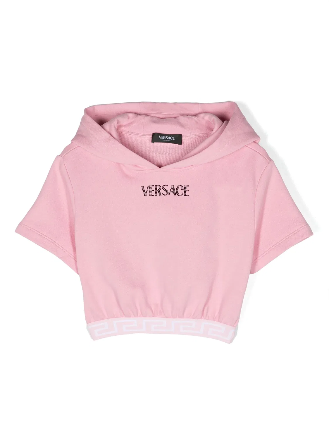 Худи с логотипом Versace, розовый