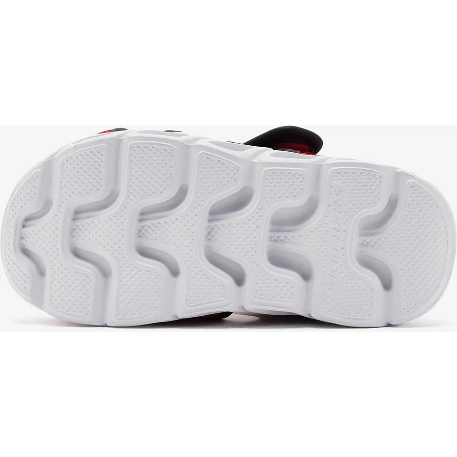 Детские сандалии с подсветкой Hypno Splash Hydro Fun Skechers, Красно-черный — фото 4