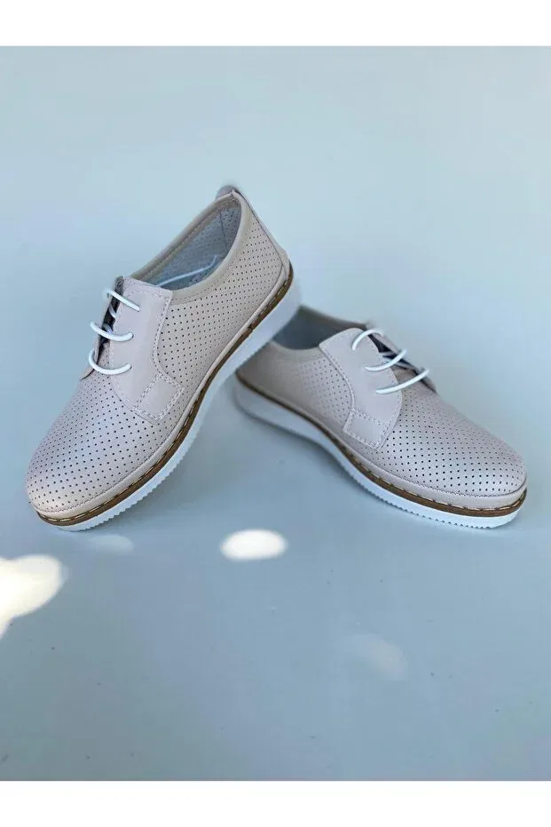 Детские туфли для мальчиков без шнурков Bircan, Beige Shoelace
