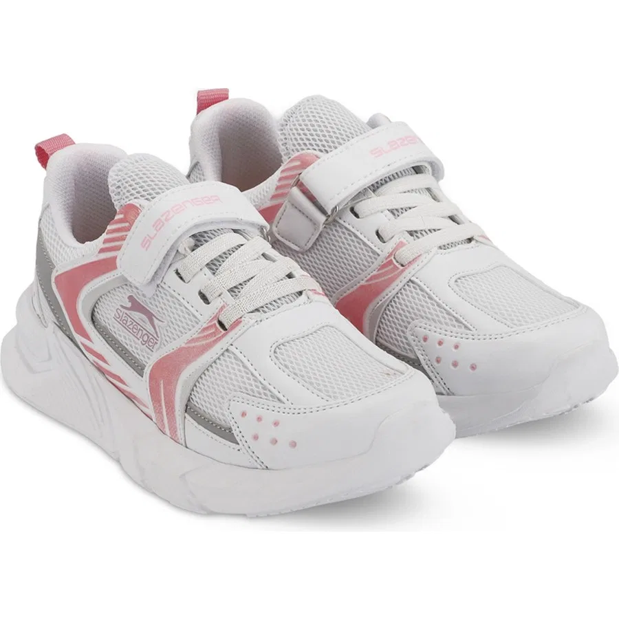 Детские кроссовки с контрастной отделкой KENDALL Slazenger, Бело-розовый — фото 2