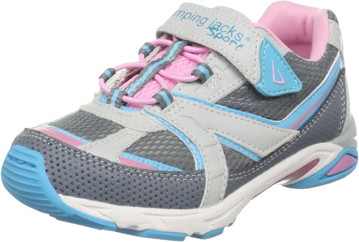 Детские кроссовки для мальчиков Jumping Jacks Motion Sneaker, Turquoise/Pink/Gray Multi