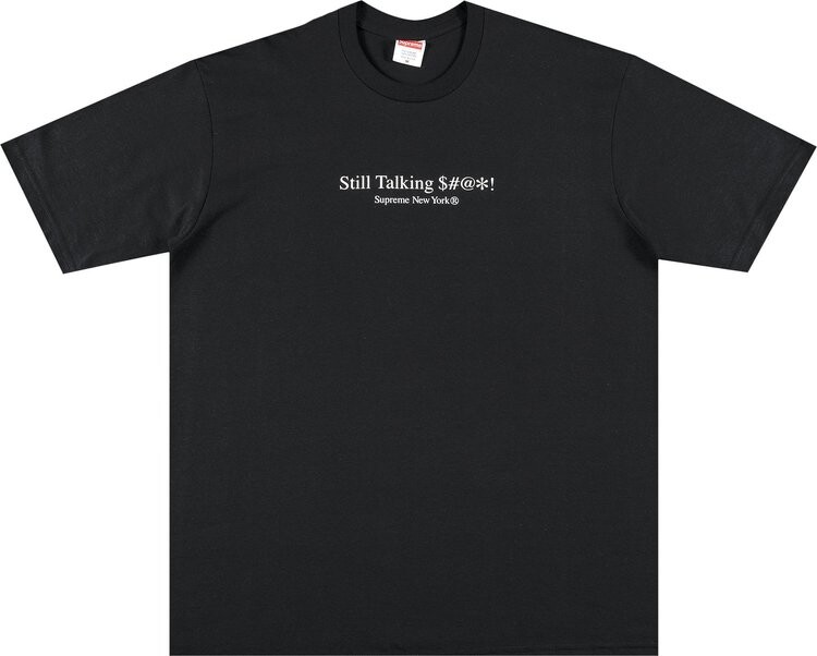 

Футболка Supreme Still Talking Tee 'Black', черный