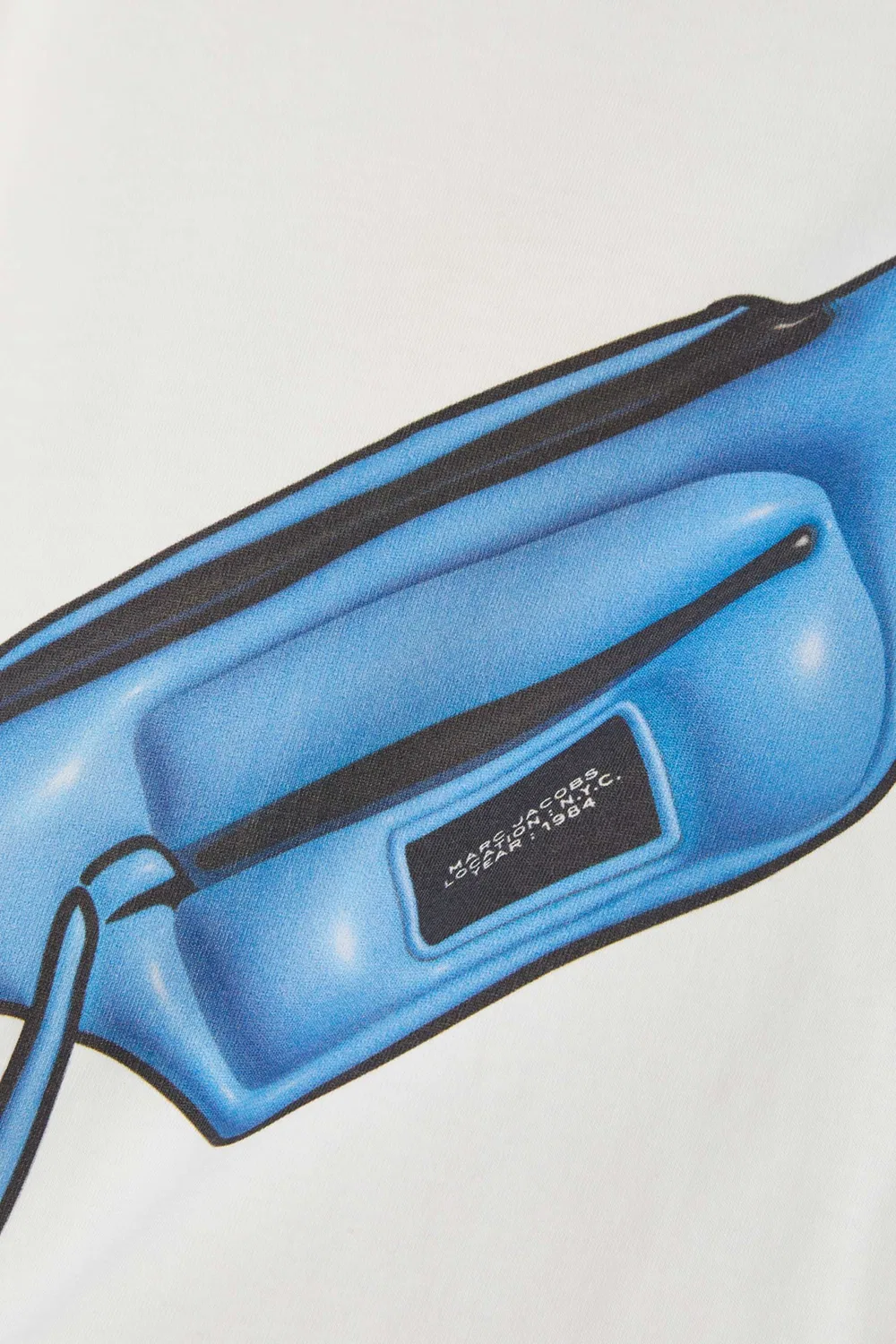 Футболка с принтом Trompe-l'œil Bum Bag MARC JACOBS — фото 4