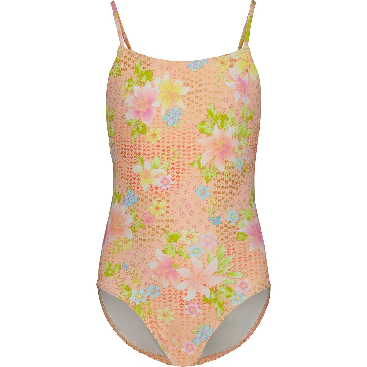 Детский купальник с цветочным принтом Billabong, Soft Peach
