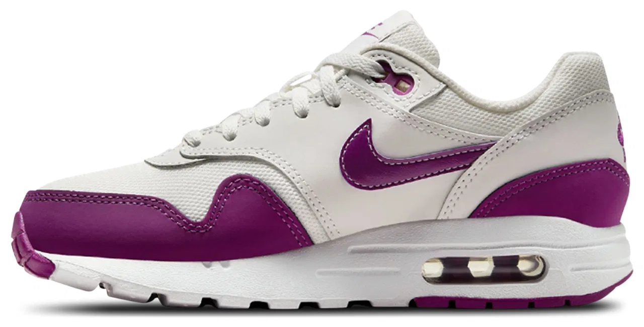 Кроссовки для мальчиков Air Max 1 Nike, цвет White/Violet — фото 2