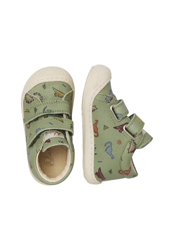 Ботинки кожаные Cocoon vl - baby shoes Naturino, Green, зеленый — фото 3