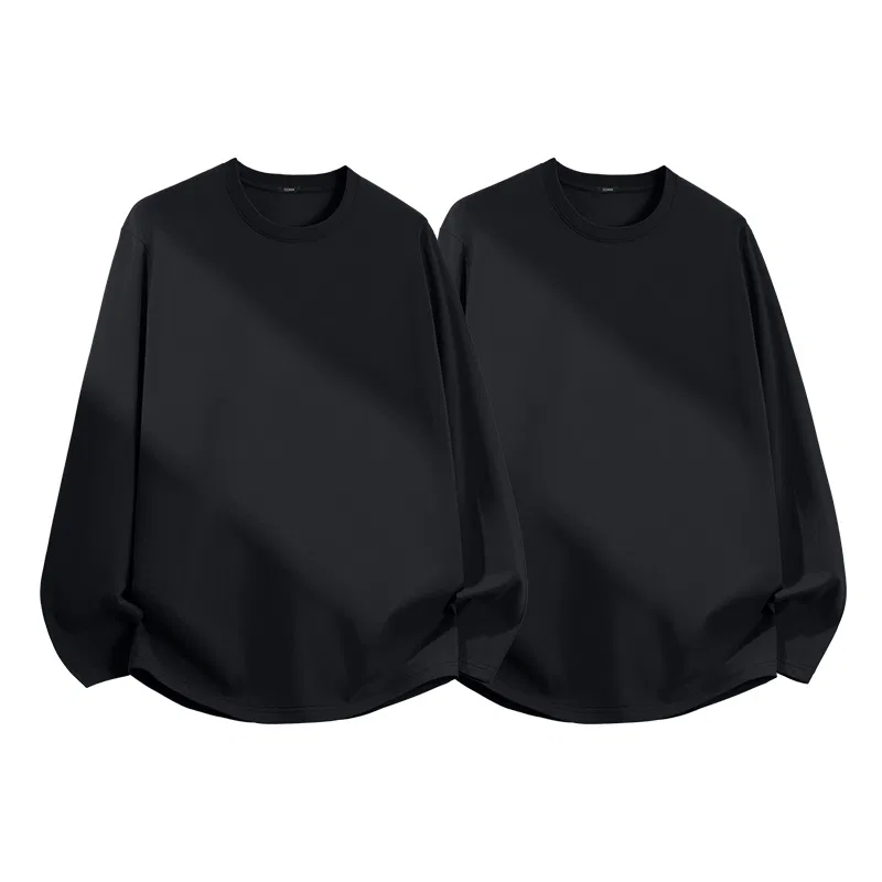 Детская футболка хлопковая комплект 2 шт MINISO, Black+Black