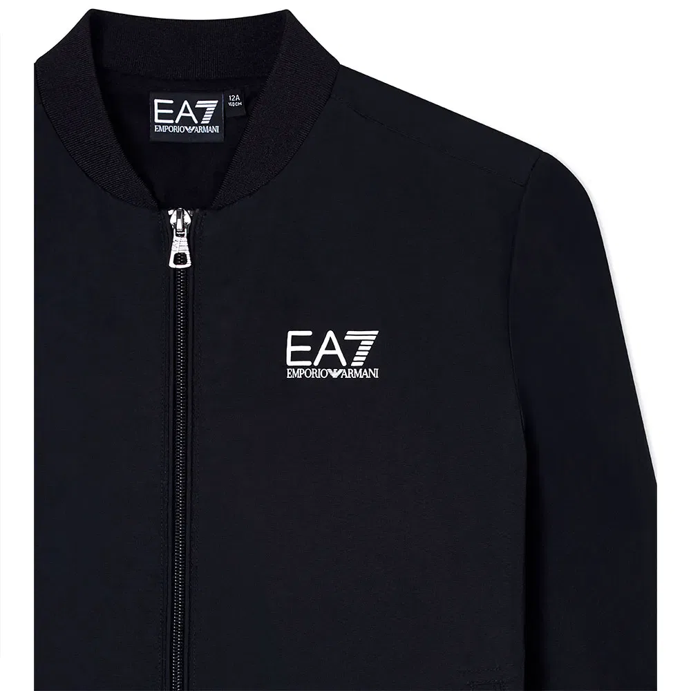 Куртка Bomber Jacket Ea7 Emporio Armani, черный — фото 3