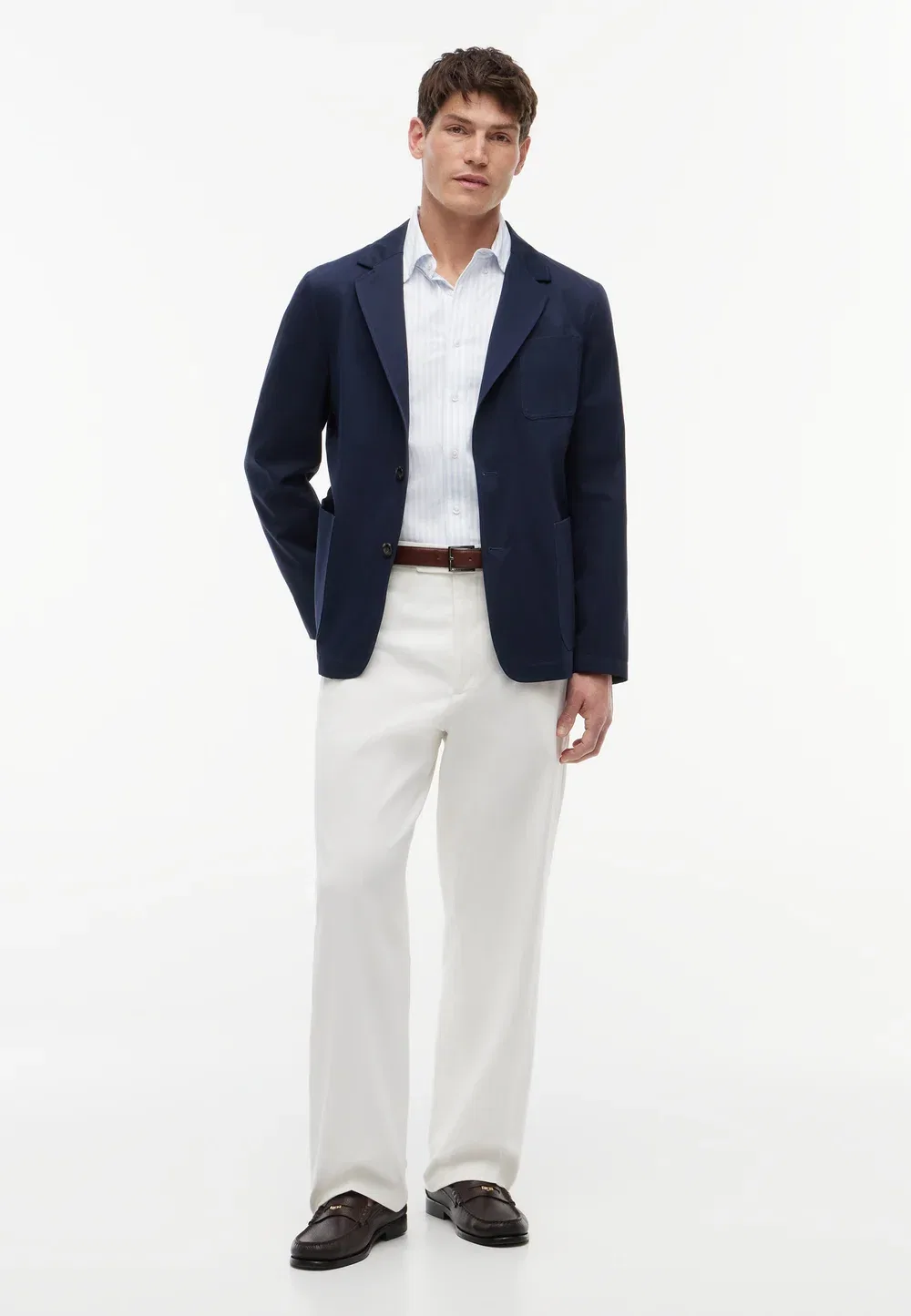 Повседневный стиль одежды - пиджак Tommy Hilfiger, Carbon Navy — фото 2