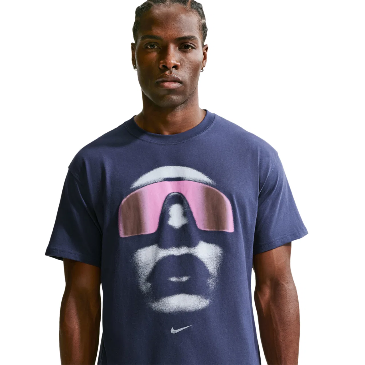 Мужская футболка с коротким рукавом M90 Nike, Navy Purple