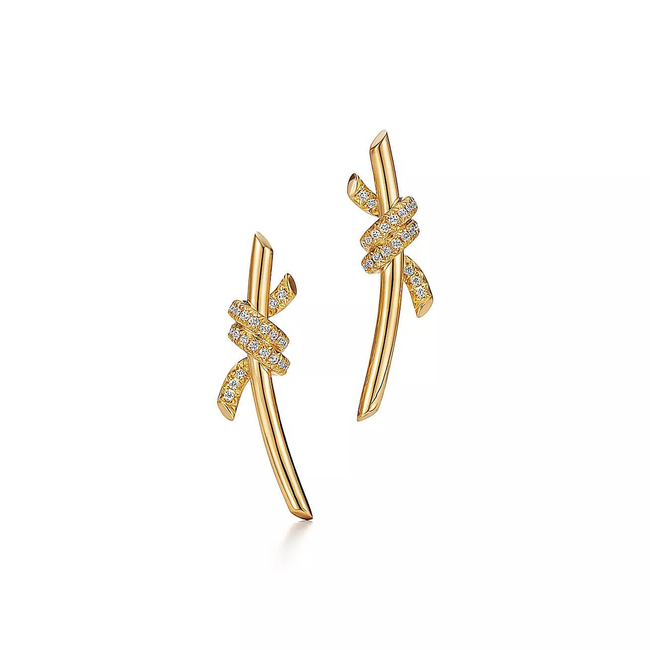 

Серьги Tiffany Knot, желтое золото/бриллианты