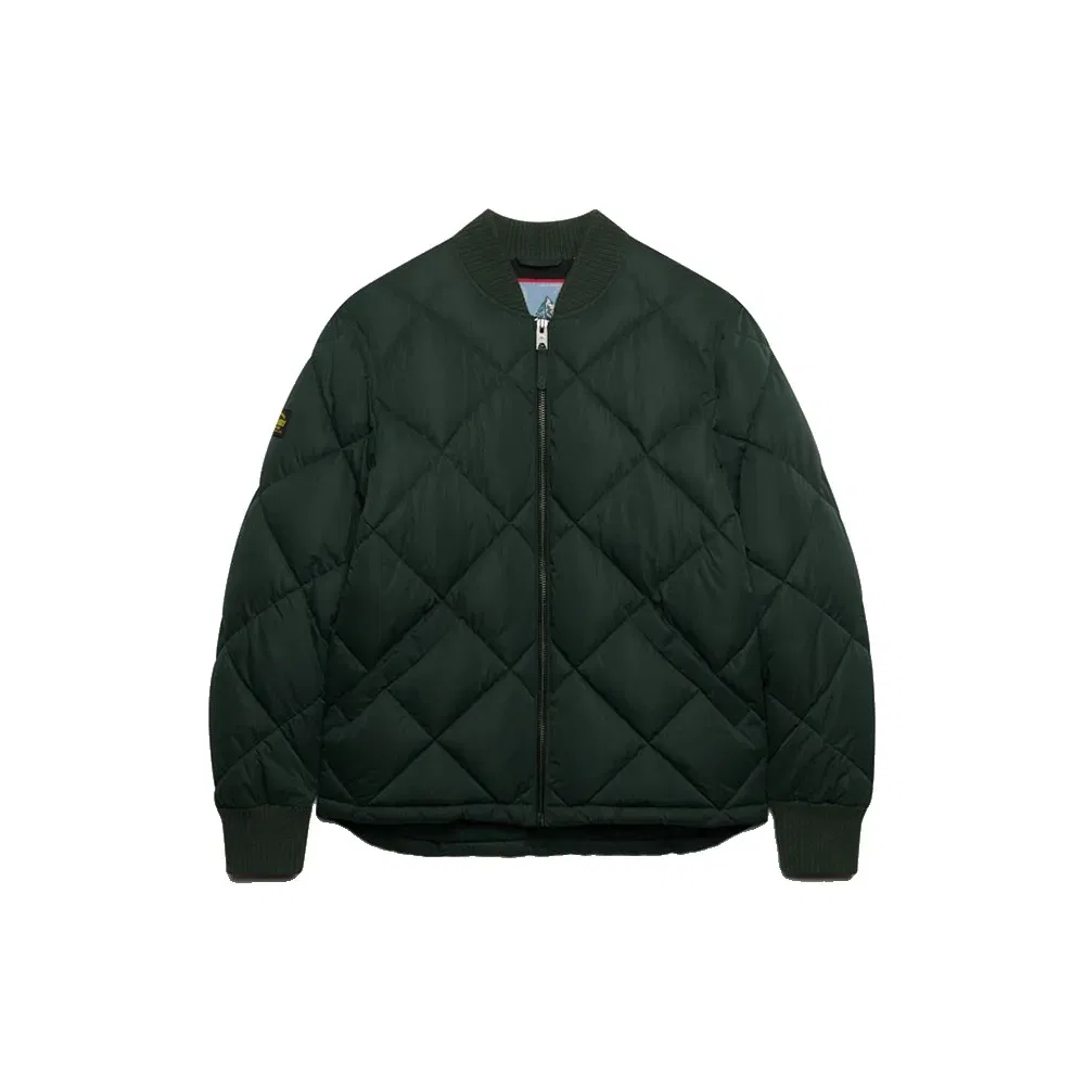 Мужская куртка Diamond Quilt Superdry, Green — фото 3