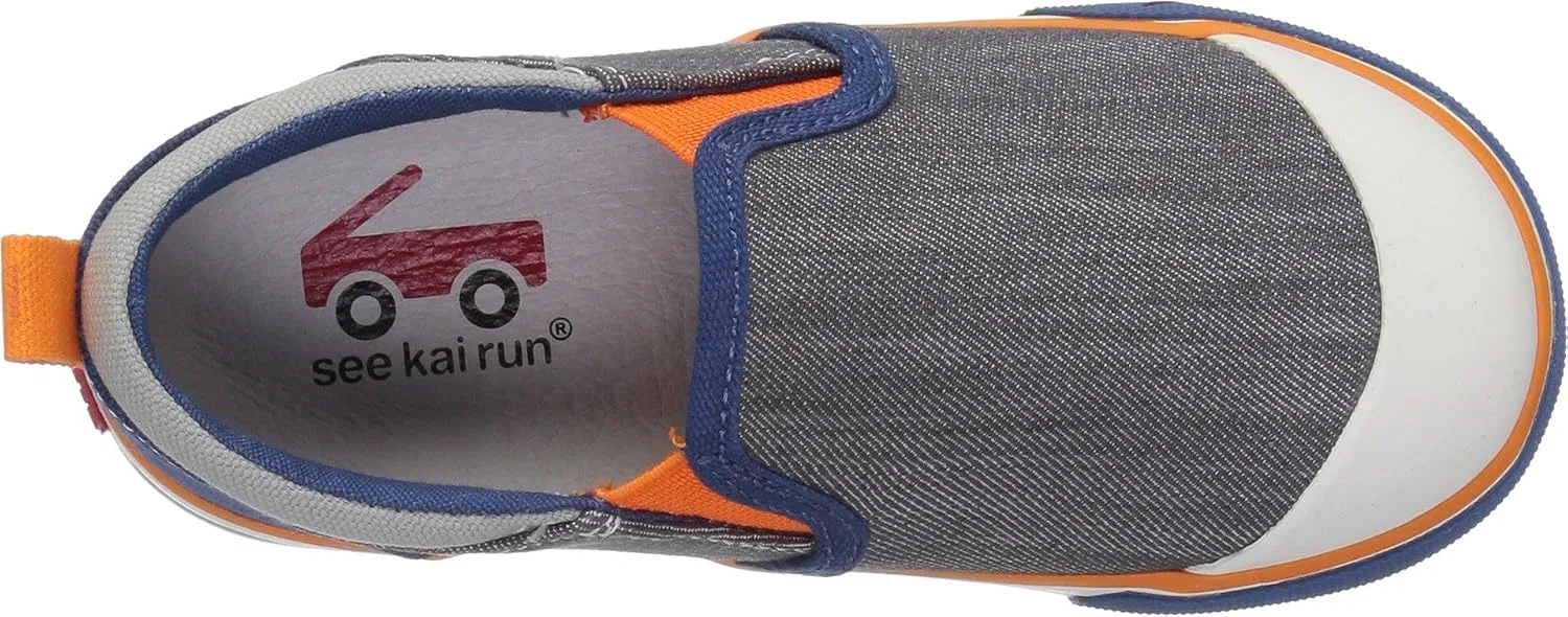 Детские кроссовки для мальчиков Slater See Kai Run, Gray/Blue — фото 3