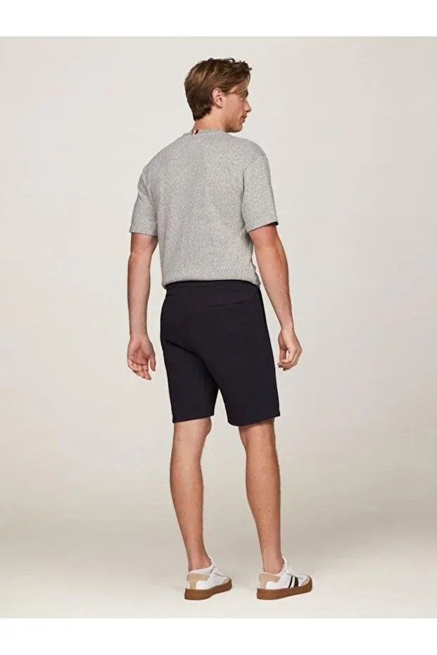 Мужские шорты из махры Essential terry sweatshort Tommy Hilfiger, Navy Blue — фото 3