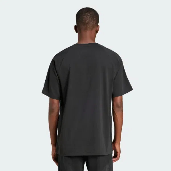 Футболка с коротким рукавом Premium Essential, Adidas, черный — фото 3