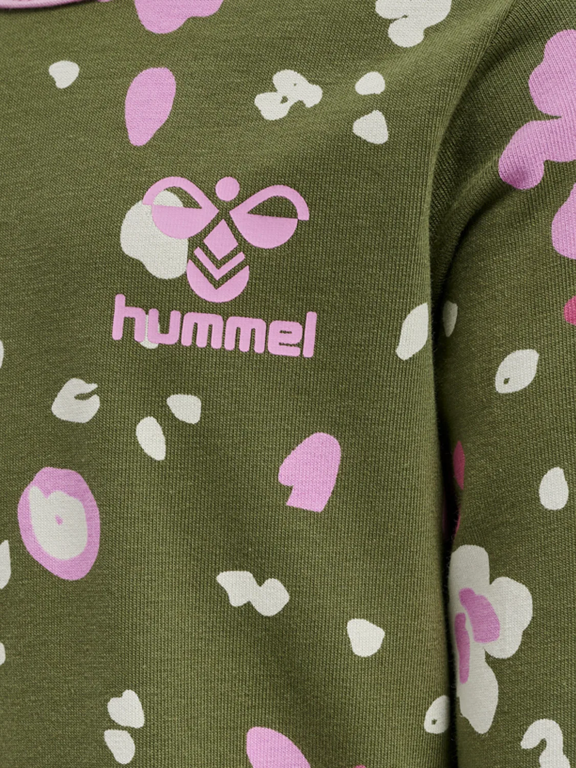 Детское платье с длинным рукавом Hmlalisa Hummel, Dark Green — фото 3