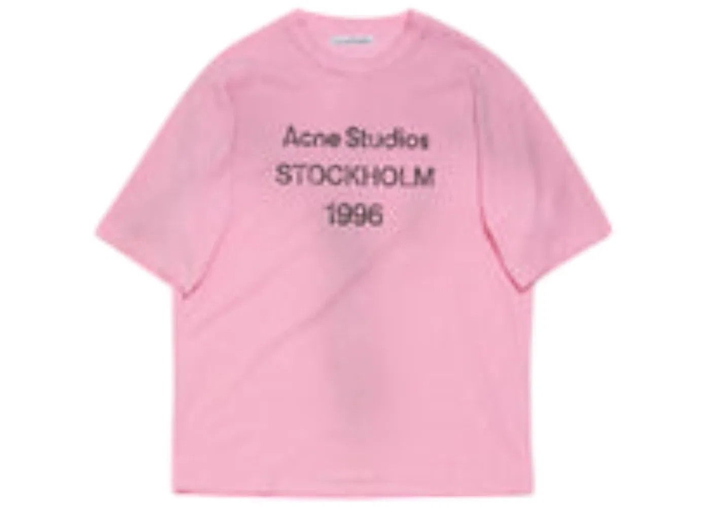 Футболка свободного кроя Logo Relaxed Fit Acne Studios, Pink