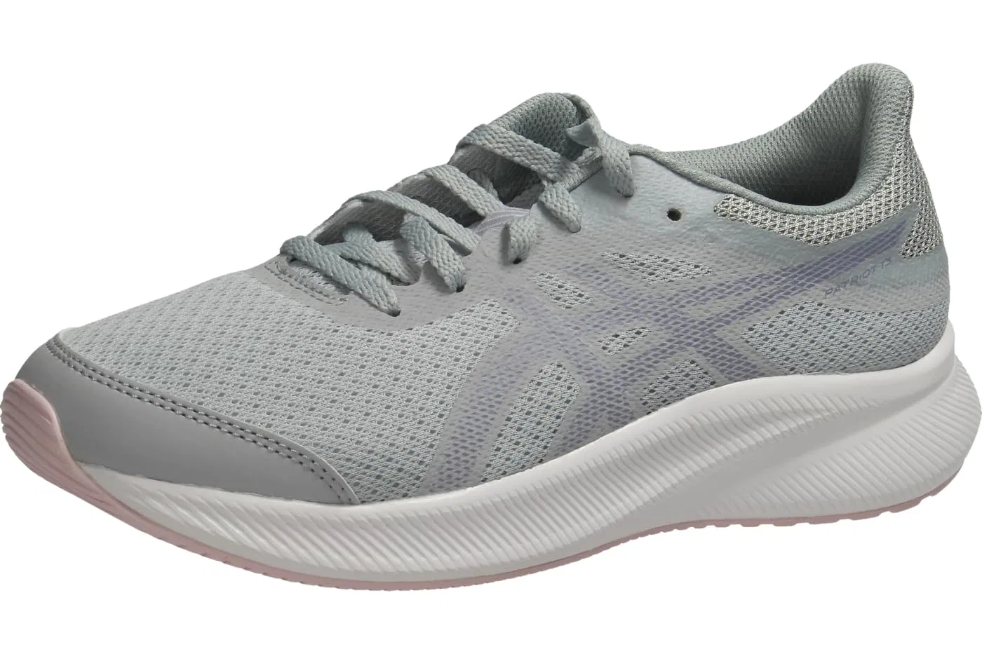 Детские кроссовки для мальчиков с амортизацией Patriot 13 Gs ASICS, Piedmont Grey Faded Ash Rock