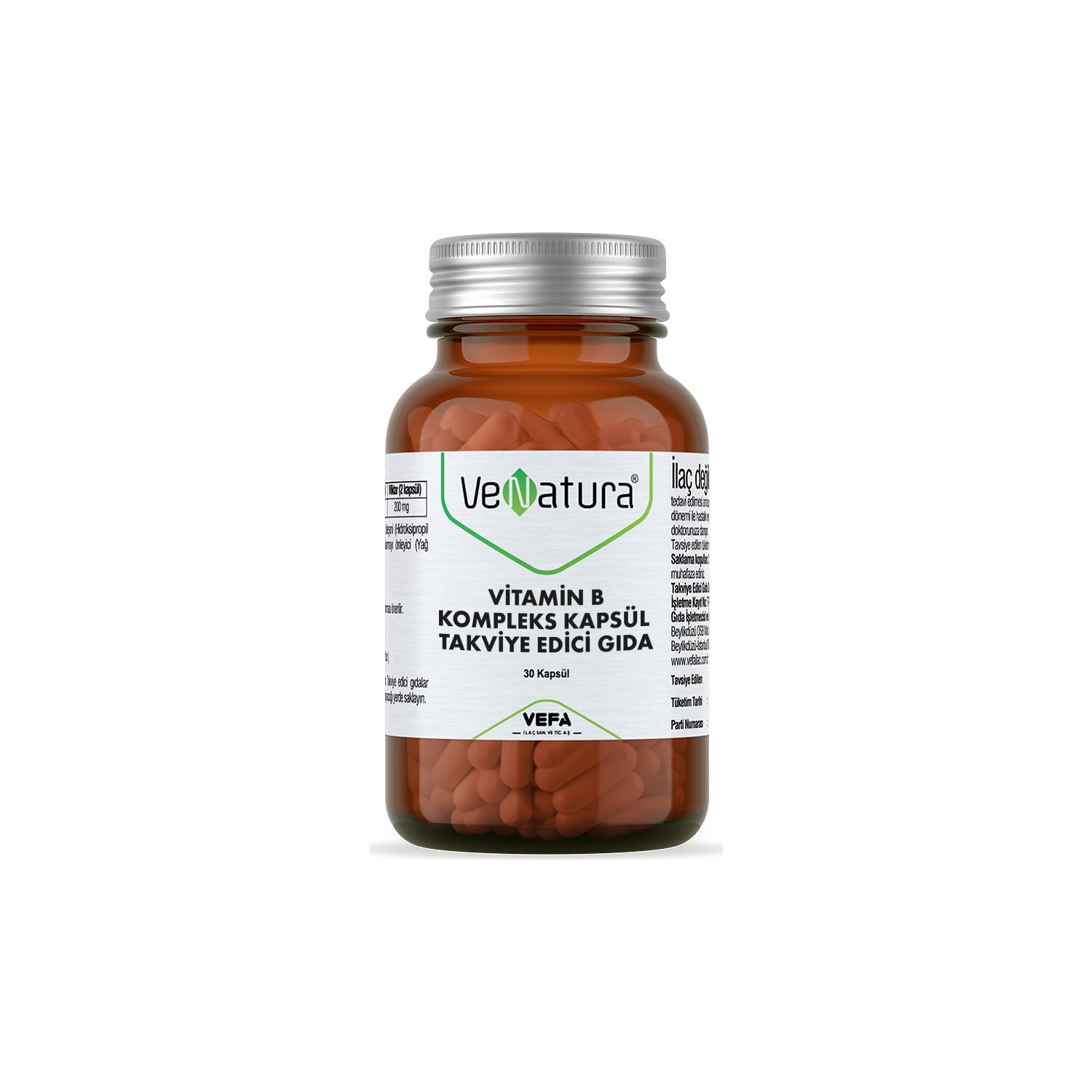 

Витамины Venatura B комплекс, 30 капсул