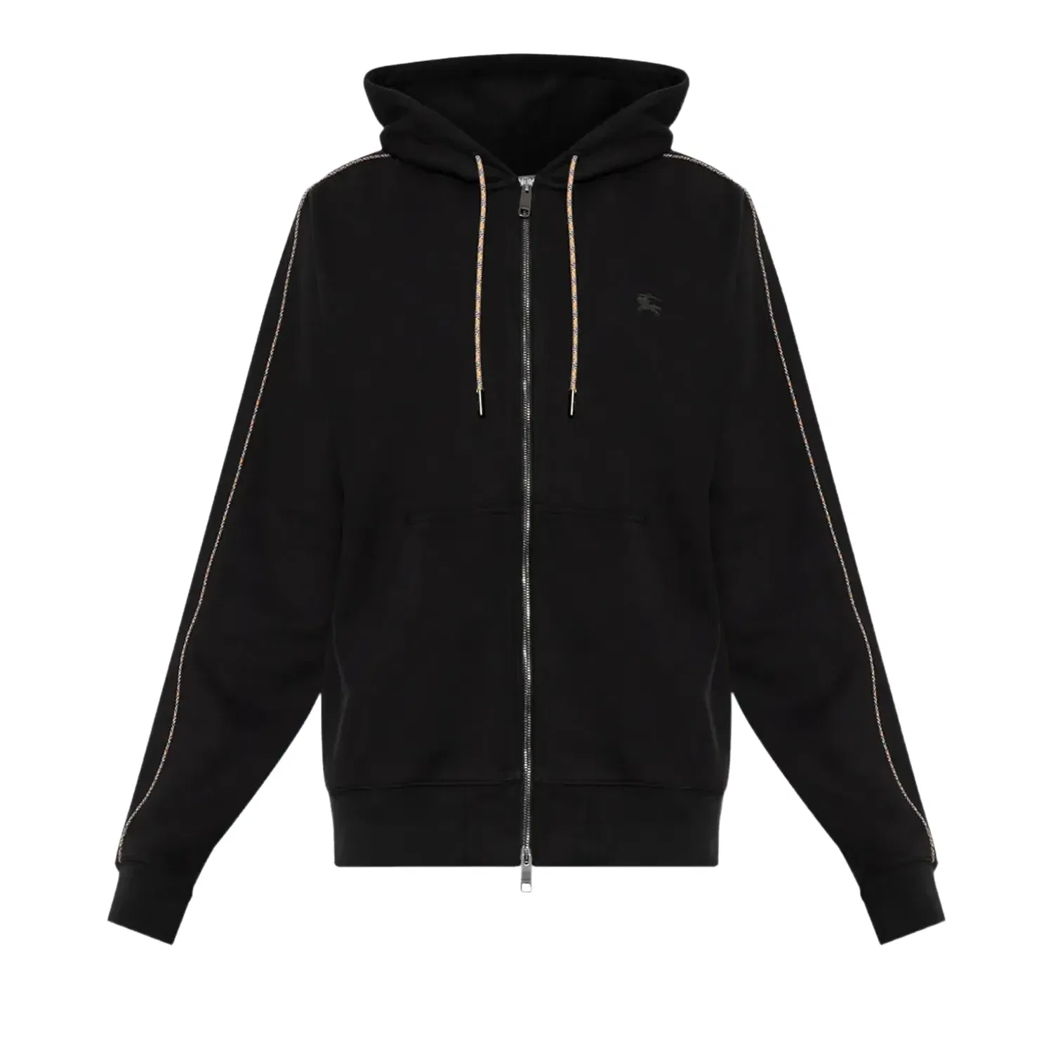 Худи Burberry Scott Check Piping, черный
