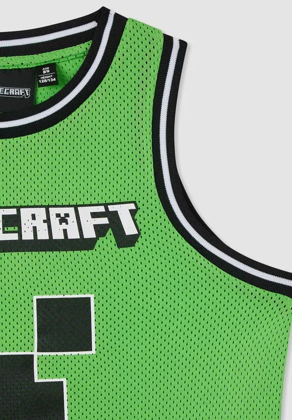 Топ с принтом Minecraft Cano stampa Terranova Verde Sport, зеленый — фото 3