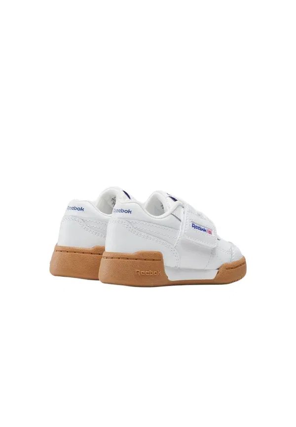 Кроссовки на липучке Workout plus Reebok ftwrwhite, Vectorblue, Vectorred, белый/красный/синий — фото 3