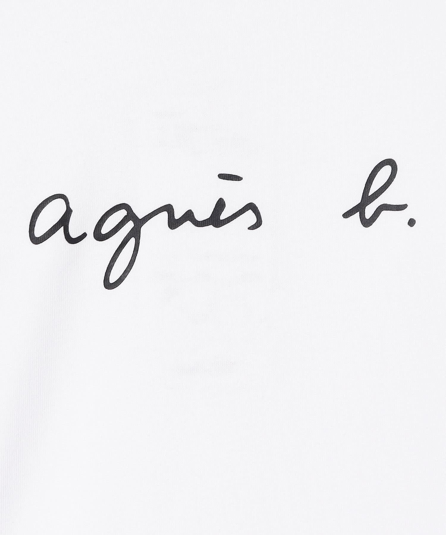 Детская хлопковая футболка с длинными рукавами и логотипом Agnes b. ENFANT, White — фото 3