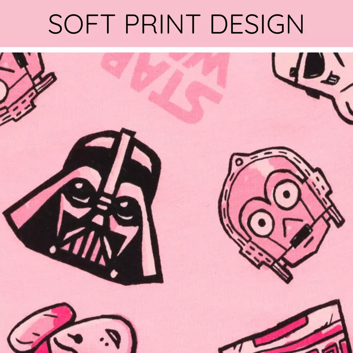 Детское платье для девочек с принтом Star Wars, Цвет Pink — фото 3