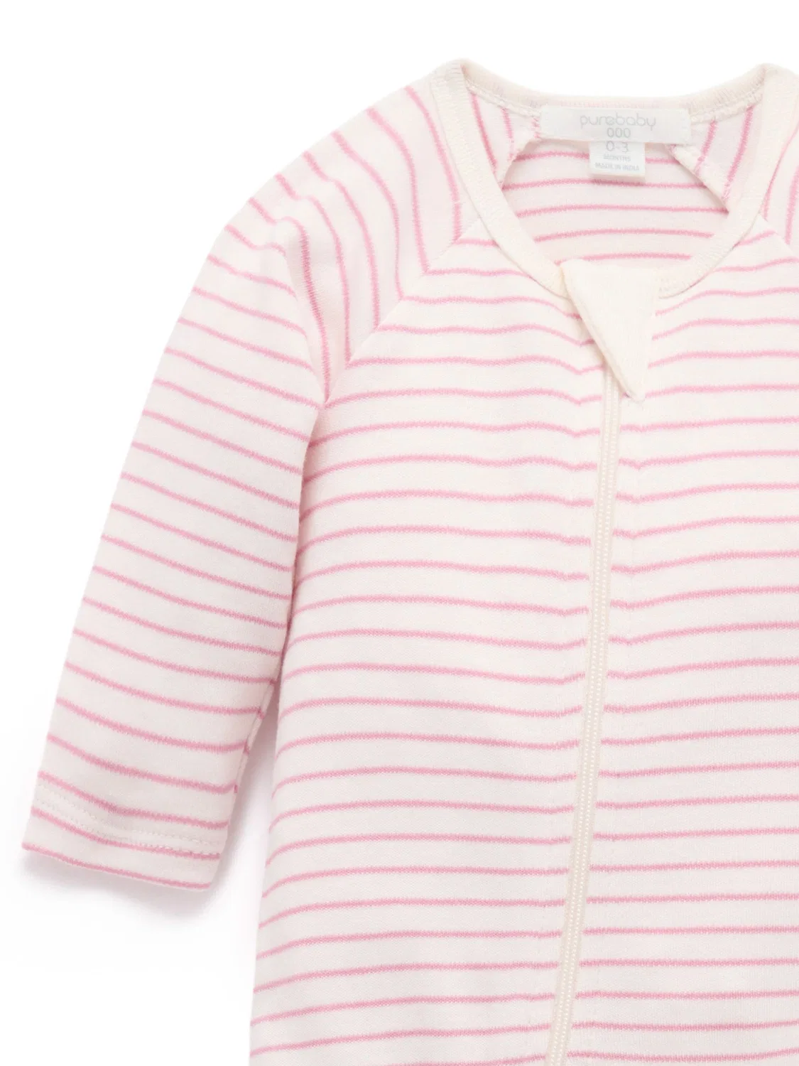 Комплект из двух слипов, лимитированная серия Purebaby, розовый — фото 2