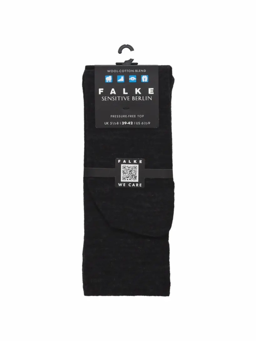 

Шерстяные высокие носки Falke, черный