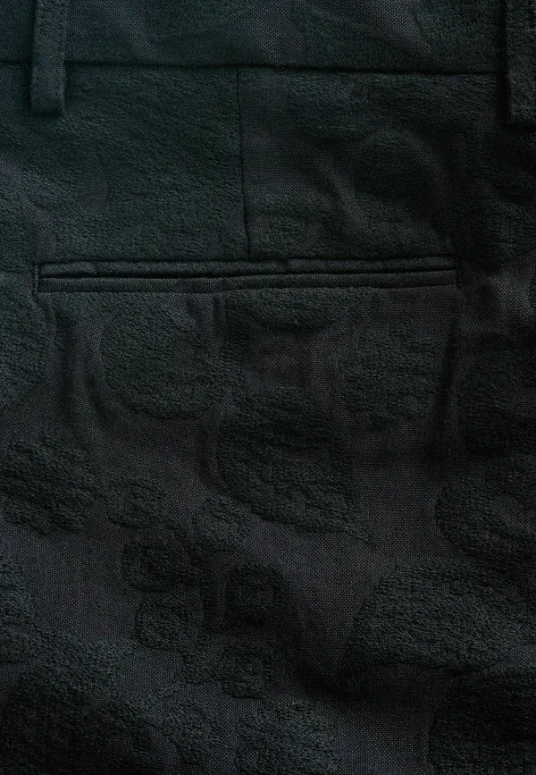 Брюки из хлопка Next Black, черный — фото 4
