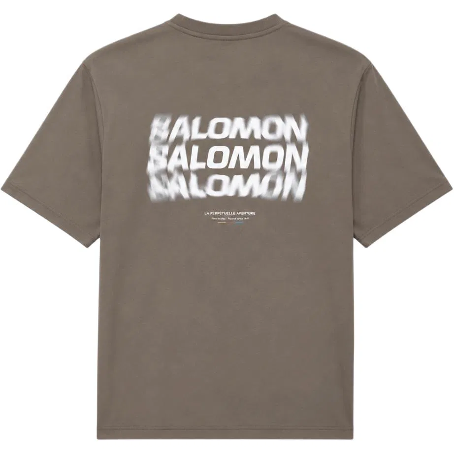 Детская футболка с круглым вырезом SALOMON, Dark Coffee
