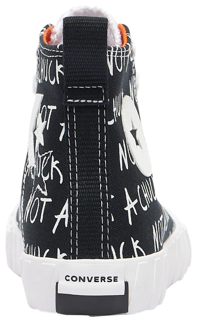 Кеды для мальчиков CTAS Hi UNT1T!3D OG Converse, черный/белый — фото 3