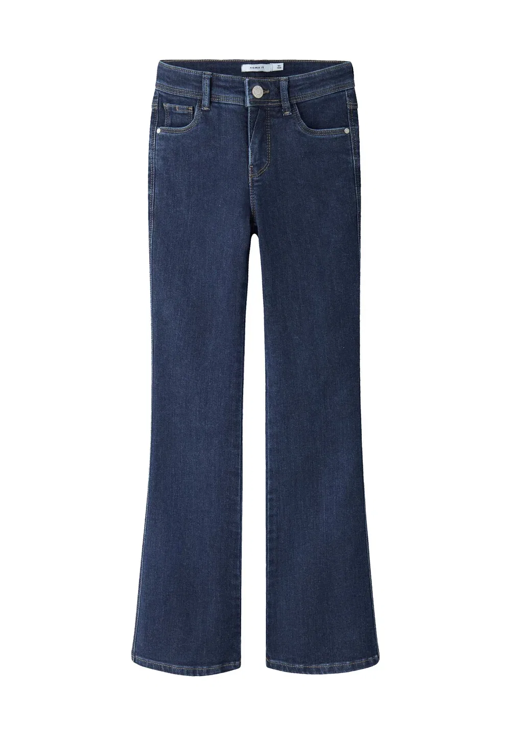 Стартовые наборы 4, предсезонный выпуск 2023 года - джинсы-клеш Name It, Denim Blue