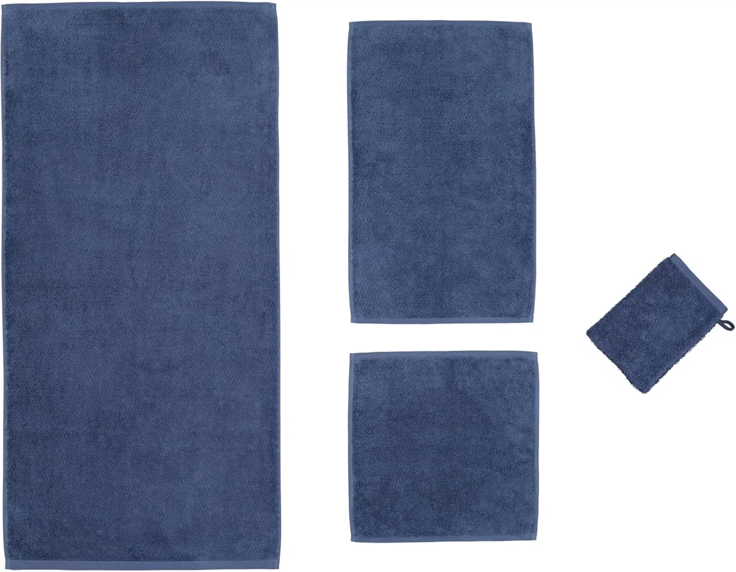 Гостевое полотенце Cawö Heritage, 30x50 см, Midnight Blue