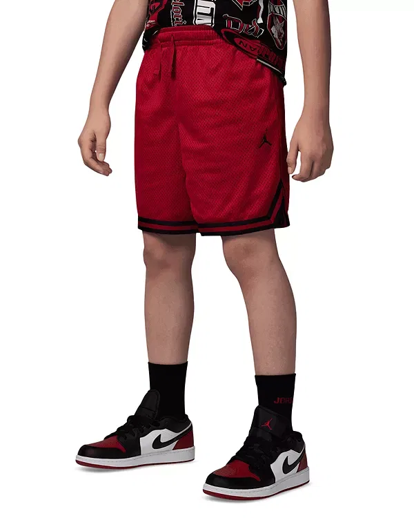 Детские шорты для мальчиков с принтом Tape Mesh Shorts Big Kid Jordan, Gym Red — фото 2