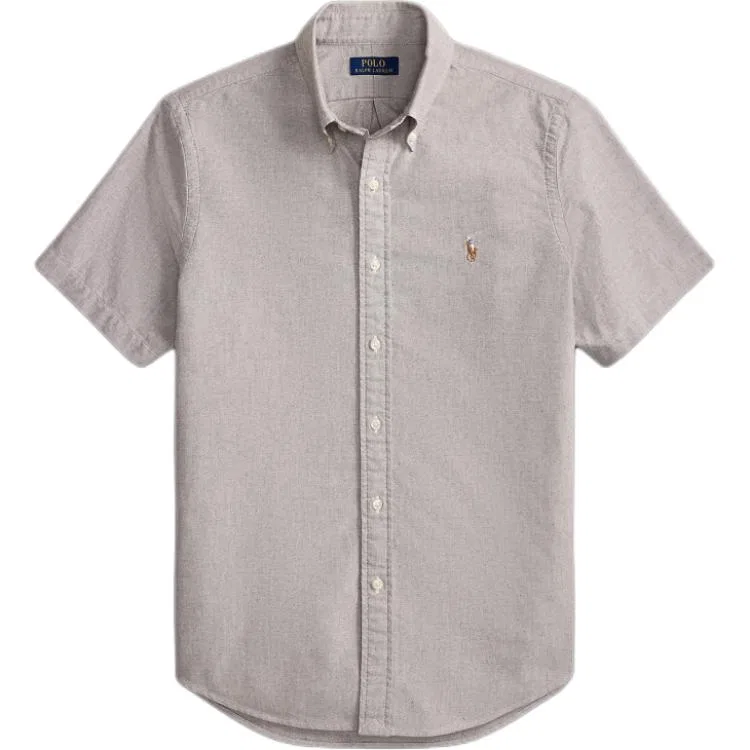 Мужская рубашка свободного прямого кроя Nutmeg Brown Polo Ralph Lauren, Nutmeg Brown