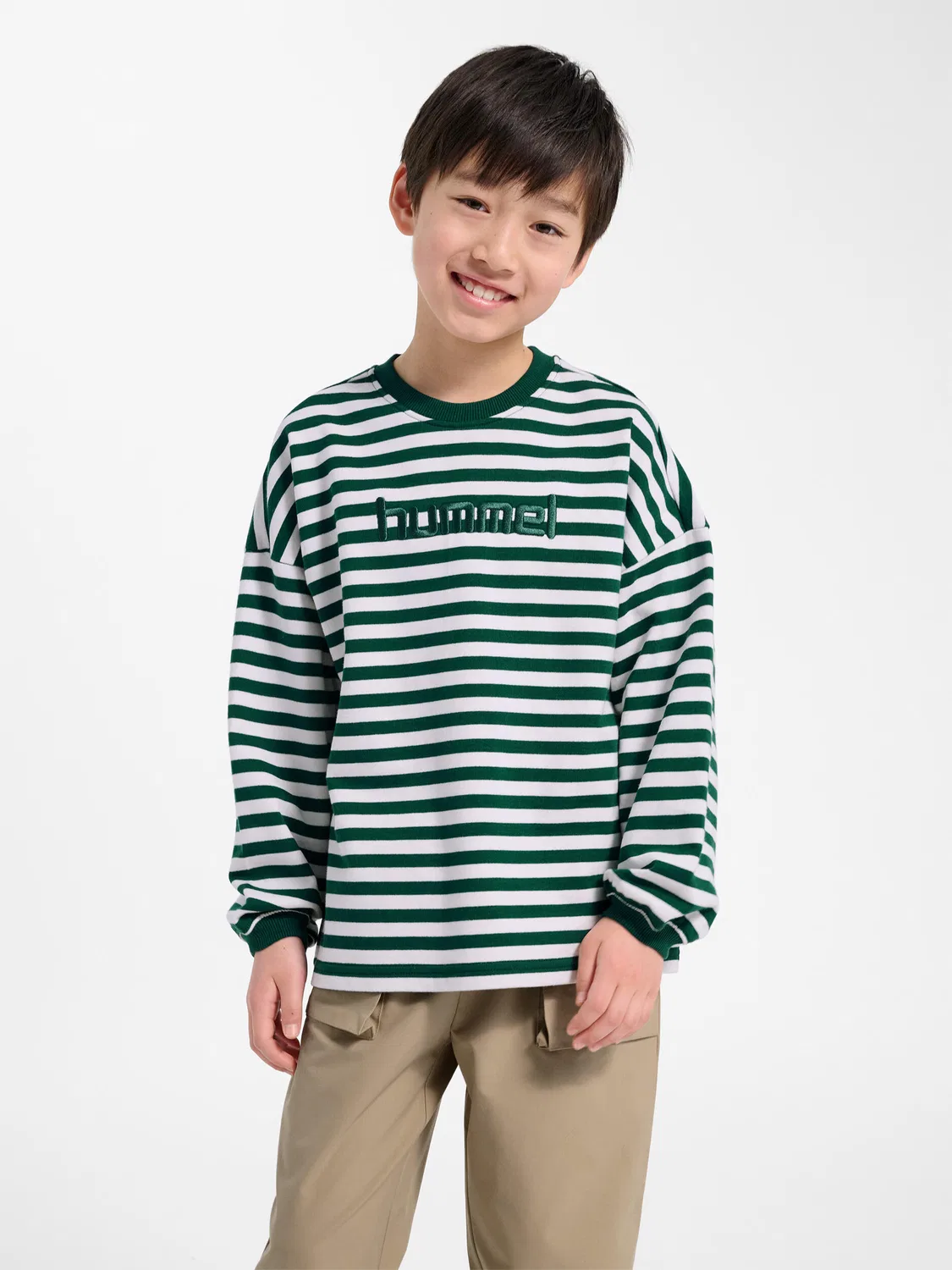 Детский свитшот с длинным рукавом Geggo Lifestyle Hummel, Green